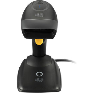 Adesso NuScan 2500TB Bluetooth Spill Resistant Antimicrobial 2D Barcode Scanner with Charging Cradle (NUSCAN 2500TB)