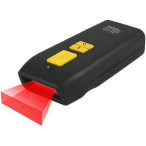 Adesso NuScan Bluetooth Mobile Waterproof Antimicrobial 2D Barcode Scanner - Black (NUSCAN 3500TB)