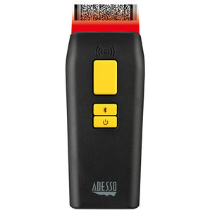 Adesso NuScan Bluetooth Mobile Waterproof Antimicrobial 2D Barcode Scanner - Black (NUSCAN 3500TB)