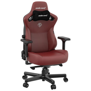 Anda Seat Kaiser 3 XL Ergonomic Genuine Leather Gaming Chair - Maroon