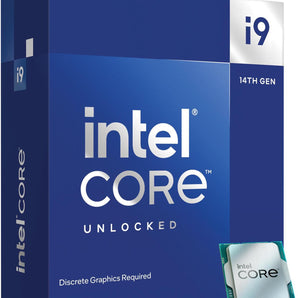 Intel Core i9-14900K - Core i9 14th Gen 24-Core (8P+16E) LGA 1700 125W Intel UHD Graphics 770 Desktop Processor - Boxed - BX8071514900K