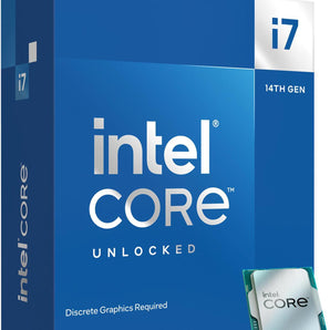 Intel Core i7-14700K - Core i7 14th Gen 20-Core (8P+12E) LGA 1700 125W Intel UHD Graphics 770 Processor - Boxed - BX8071514700K