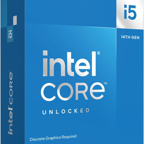Core™ i5-14600K Processor w/ 14 (6P+8E) Cores / 20 Threads, up to 5.3 GHz