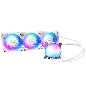 TCOMAS SJ-A080 (INTEL) ARGB CPU Liquid Cooler White