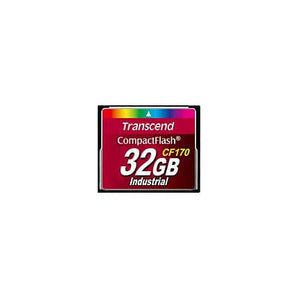 Transcend Industrial CompactFlash Memory Card - 32 GB, Red (TS32GCF170)