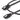 StarTech.com 24 Inch (60cm) Round SATA Cable - Latching Connectors - 6Gbs SATA Data Cord - SATA Hard Drive Power Cable - Black (SATRD60CM)