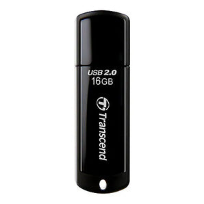 Transcend JetFlash 350 - USB flash drive - 16 GB Black (TS16GJF350)