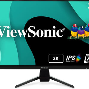 ViewSonic VX2767U-2K 27 Inch 1440p IPS Monitor with 65W USB C, HDR10 Content Support, Ultra-Thin Bezels, Eye Care, HDMI, and DP Input