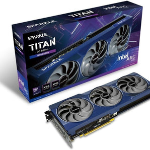 Sparkle Intel Arc B580 Titan OC, 12GB GDDR6, Torn Cooling 2.0, Axial Fan, Breathing Light, Metal Backplate (SB580T-12GOC)