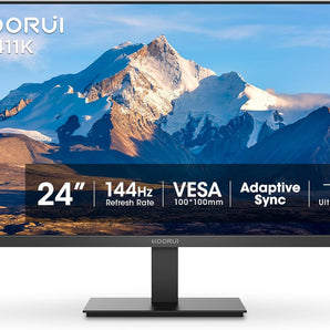 Koorui E2411K 24" Monitor - Fhd 1080p Office Monitor - 144hz Ips Display - 99% Srgb - Vesa 100x100mm - Hdmi 1.4