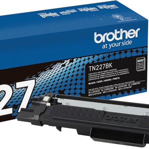 Brother Genuine TN-227BK High Yield Black Toner Cartridge (TN227BK)