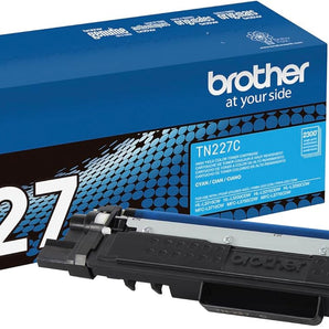 Brother TN227 Cyan Toner Cartridge, High Yield (TN227C)