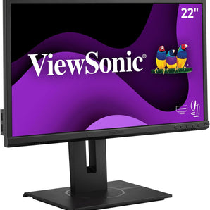 ViewSonic VG2240 22 Inch 1080p Ergonomic Monitor with 100Hz, USB Hub, HDMI, DisplayPort, VGA Inputs for Home and Office