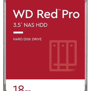 Desktop WD Red Pro 18000GB 3.5 SATA, 5 Year Warranty (WD181KFGX)