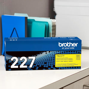 Brother TN227 Yellow Toner Cartridge, High Yield (TN227Y)