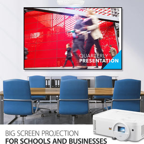 VIEWSONIC 2000 ANSI LUMENS WXGA LED BUSINESS/EDUCATION PROJECTOR (LS500WH)
