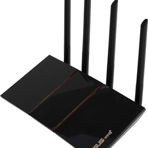 ASUS RT-AX55 (AX1800) Dual Band WiFi 6 Extendable Router, Subscription-Free Network Security, Instant Guard, Parental Controls, Built-in VPN, AiMesh Compatible, Gaming & Streaming, Smart Home (RT-AX55/CA)