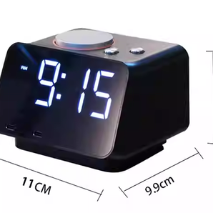 Homtime C3 Pro Alarm Clock - Double Type C Charging PORTS. Bluetooth SPEAKER.