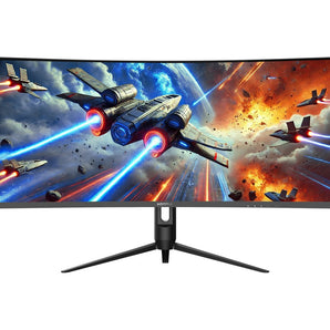 KOORGUI G3441XC 34IN CURVED MONITOR VA PANEL 4K/UHD 3440X1440 240HZ 1MS RESPONSE TIME TILT/SWIVEL/HEIGHT