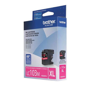 Brother LC103 Magenta Ink Cartridge, High Yield (LC103MS)