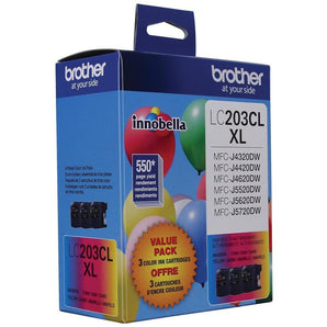 Brother LC203 Innobella High-Yield Colour Ink Cartridges, 6 Pack (LC2033PKS)