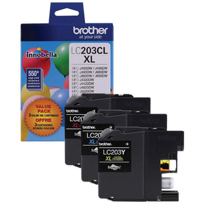 Brother LC203 Innobella High-Yield Colour Ink Cartridges, 6 Pack (LC2033PKS)