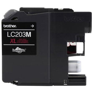 Brother LC203 Magenta Ink Cartridge, High Yield  - 2 Packs (LC203MS)