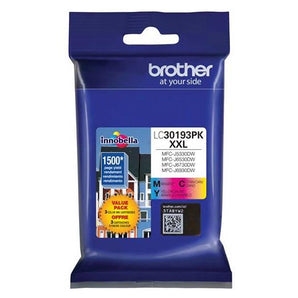 Brother LC3019 Innobella Super High-Yield Colour Ink Cartridges, 3 Pack