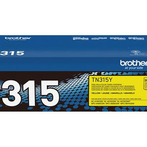 Brother TN315 Yellow Toner Cartridge, High Yield (TN315Y)