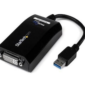 StarTech.com USB 3.0 to DVI / VGA Adapter - 2048x1152 - External Video & Graphics Card - Dual Monitor Display Adapter (USB32DVIPRO)