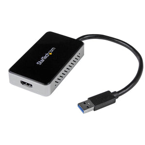 StarTech.com USB 3.0 to HDMI & DVI Adapter with 1x USB Port - External Video & Graphics Card Adapter - Dual Monitor Hub - Supports Windows (USB32HDEH) - docking station - USB 3.0 - HDMI - TAA Compliant