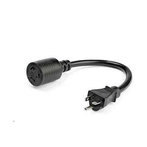 1ft (30cm) Heavy Duty Extension Cord, NEMA L5-20R to NEMA 5-20P Black Extension Cord, 20A 125V, 12AWG, Heavy Gauge Power Extension Cable, NEMA L5-20R to NEMA 5-20P AC Power Cord - UL Listed (PAC520PLR1)