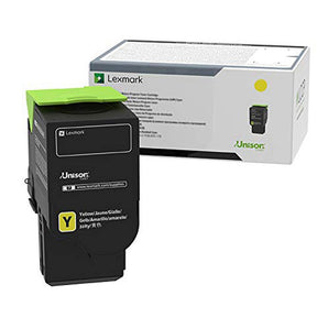 Lexmark C231HY0 Yellow High Yield Return Program Toner Cartridge(C231HY0)