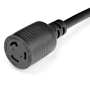 1ft (30cm) Heavy Duty Extension Cord, NEMA L5-20R to NEMA 5-20P Black Extension Cord, 20A 125V, 12AWG, Heavy Gauge Power Extension Cable, NEMA L5-20R to NEMA 5-20P AC Power Cord - UL Listed (PAC520PLR1)