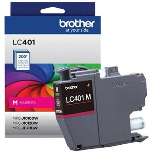 Brother Genuine LC401M Standard Yield Magenta Ink Cartridge (LC401MS)
