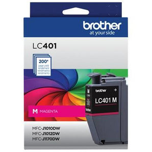 Brother Genuine LC401M Standard Yield Magenta Ink Cartridge (LC401MS)