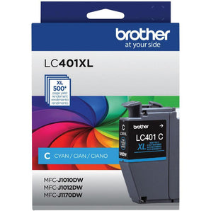 Brother Genuine LC401XLCS High-Yield Cyan Ink Cartridge (LC401XLCS)