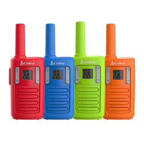 COBRA 16 MILES RANGE FAMILY WALKIE TALKIE 4 PACK (RX100-4)