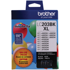 Brother LC2032PKS Innobella High Yield XL Series Black Ink Cartridge (2-Pack)
