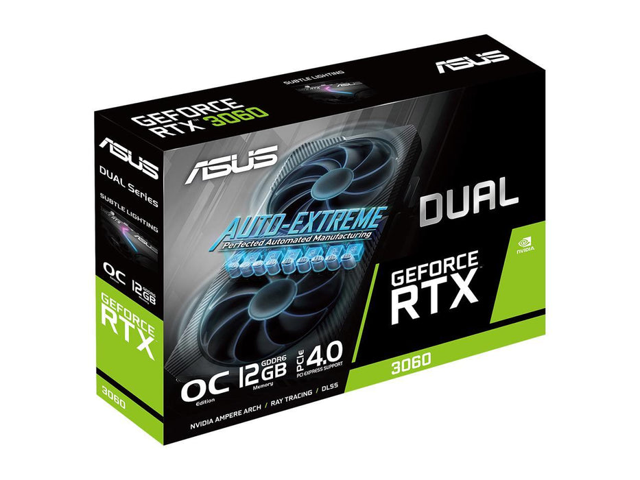 ASUS Dual GeForce RTX 3060 12GB GDDR6 PCI Express 4.0 Video Card