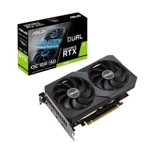 ASUS Dual GeForce RTX 3060 12GB GDDR6 PCI Express 4.0 Video Card DUAL-RTX3060-O12G-V2