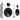 Kanto Living YUP6 2-Way Bookshelf Speakers , Pair