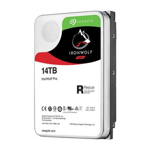 Seagate IronWolf Pro 14TB NAS Hard Drive 7200 RPM 256MB Cache CMR SATA 6.0Gb/s 3.5" Internal HDD ST14000NE0008