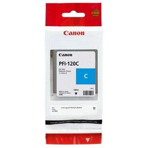 Canon PFI-120C Pigment Cyan Ink Tank 130ml by CES Imaging (2886C001)