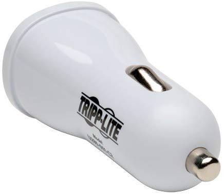 Tripp Lite USB Tablet Phone Car Charger Adapter 5V/2.4A (U280-001-C2)