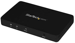 StarTech.com HDMI Splitter 1 in 2 Out - 4k 30Hz - 2 Port - Aluminum - HDMI Multi Port - HDMI Audio Splitter (ST122HD4K)