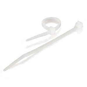 C2G 43033 6 Inch Cable Tie Multipack (100 Pack) TAA Complian, White