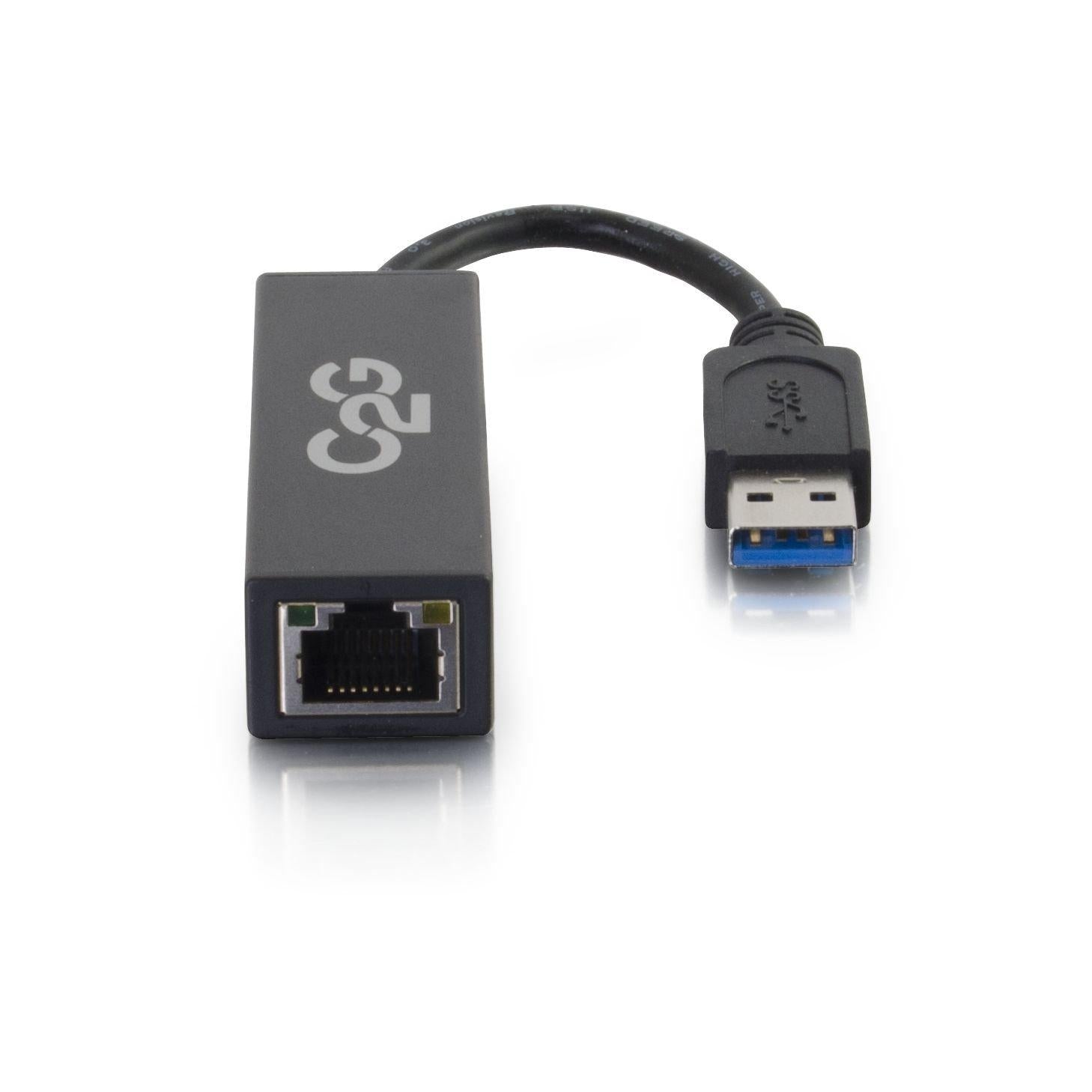 C2G 39700 USB 3.0 RJ-45 Black cable interface/gender adapter - V&L Canada
