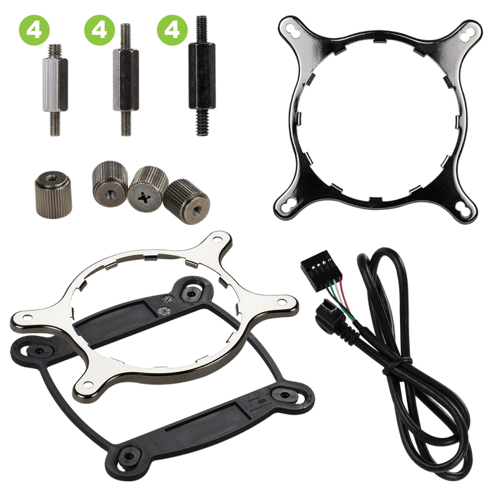 EVGA CLC 240 Liquid / Water CPU Cooler, RGB LED Cooling 400-HY-CL24-V1 - V&L Canada