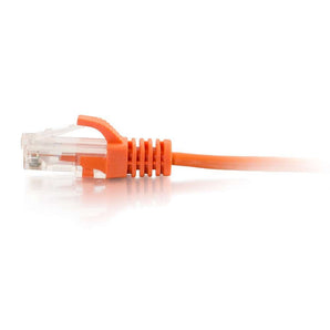C2G/Cables to Go 01175 Cat6 Snagless Unshielded (UTP) Slim Ethernet Network Patch Cable, Orange (1 Feet)